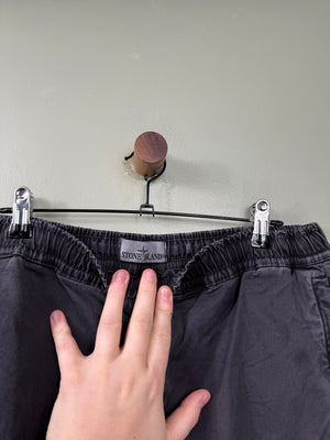 Stone Island Charcoal Grey RE-T Cargo Bottoms