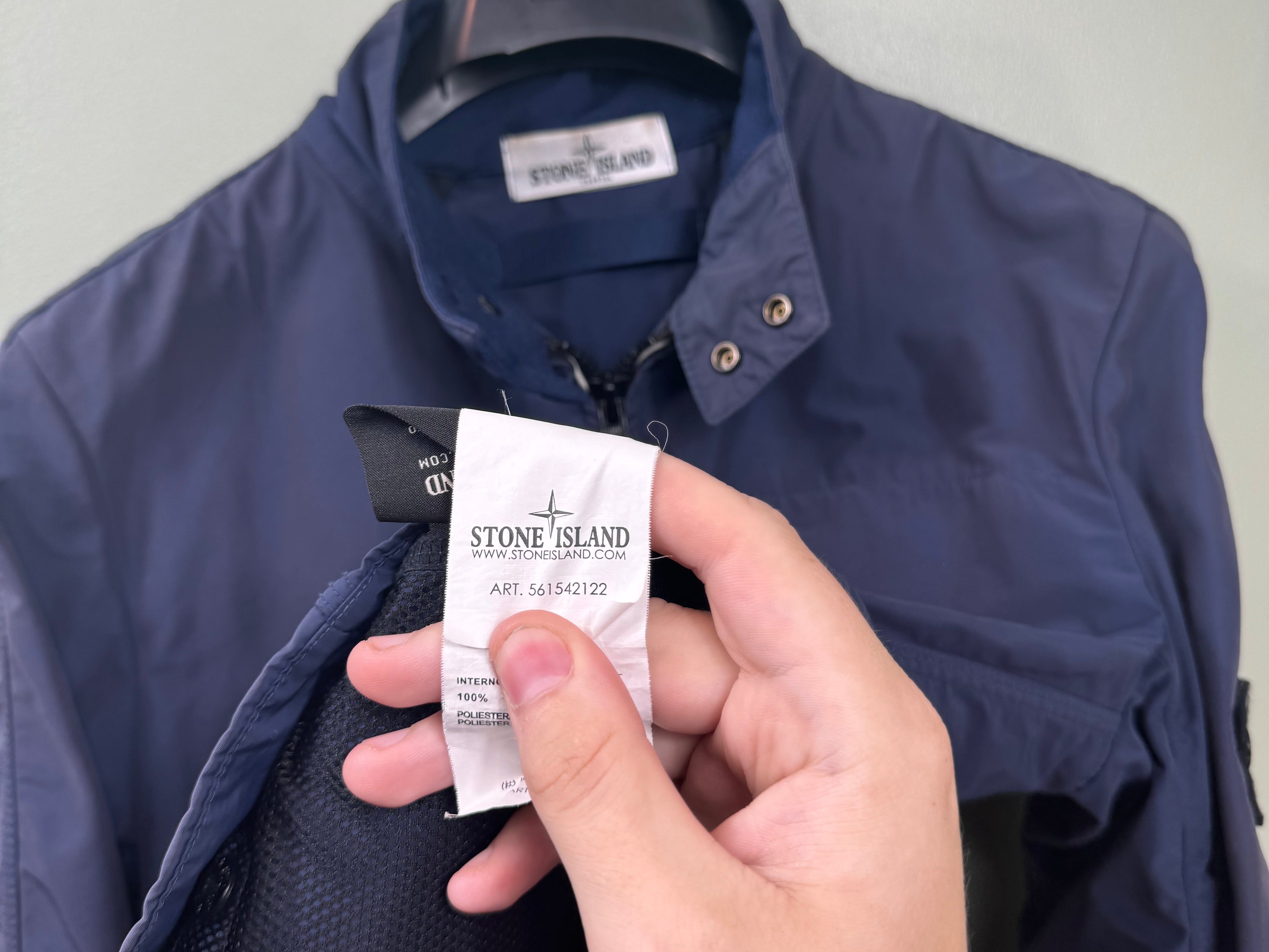 Stone Island Navy Micro Reps Jacket HeatfromTS