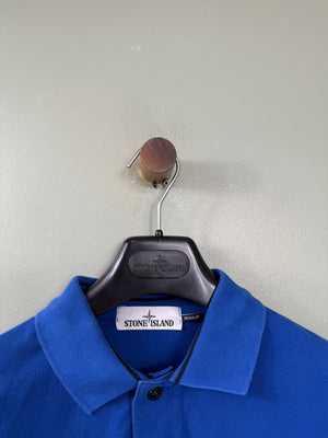 Stone Island Blue Regular Fit Polo