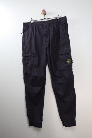 Stone Island Black RE-T Cargo Bottoms