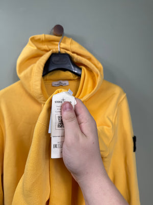Stone Island Yellow Hoodie