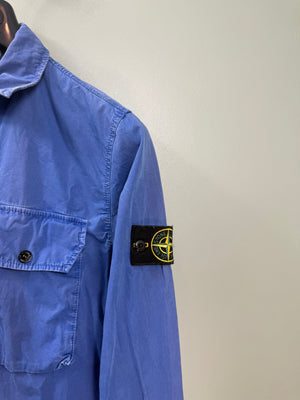 Stone Island Blue Overshirt