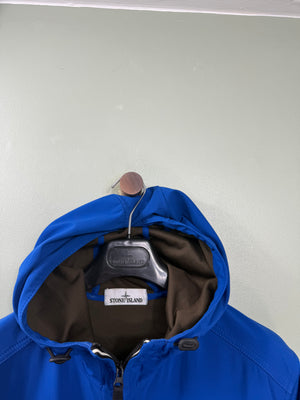 Stone Island Blue Soft Shell Jacket
