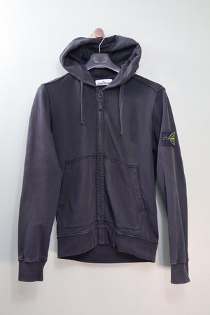 Stone Island Black Zipped Hoodie
