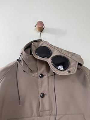 C.P. Company Khaki Soft Shell Goggle Smock Jacket