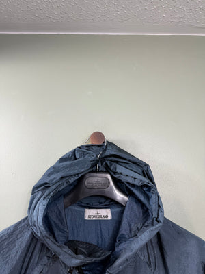 Stone Island Blue Nylon Metal Smock