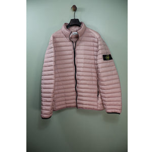 Stone Island Pink Loom Woven Down Jacket