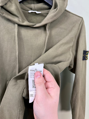 Stone Island Khaki Hoodie