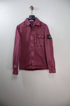 Stone Island Burgundy Overshirt