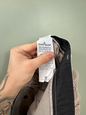 Stone Island Beige SL Cargo Shorts