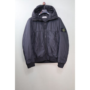 Stone Island Black Crinkle Reps Jacket