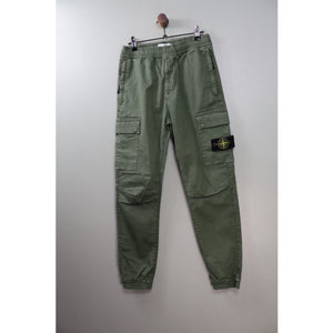 Stone Island Green RE-T Cargo Bottoms