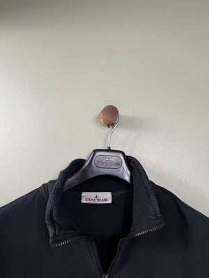Stone Island Black 1/4 Zip Jumper