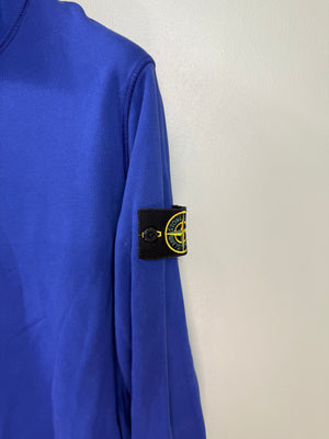 Stone Island Blue 1/4 Zip Jumper