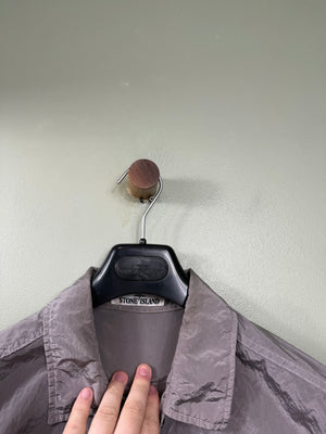 Stone Island Grey Nylon Metal Overshirt