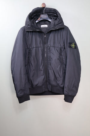 Stone Island Black Crinkle Reps Jacket