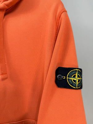 Stone Island Orange Hoodie