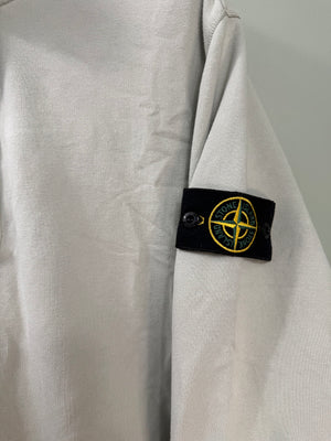 Stone Island Light Green 1/4 Zip Jumper