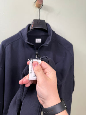 C.P. Company Navy 1/4 Zip Jumper