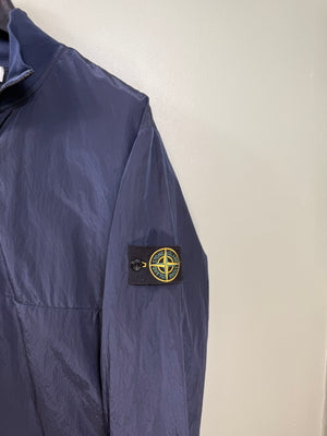 Stone Island Navy Nylon Metal Smock