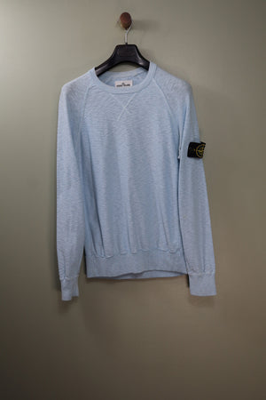 Stone Island Baby Blue Knit Jumper