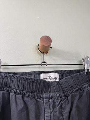 Stone Island Black RE-T Cargo Bottoms