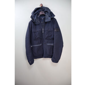 Stone Island Navy Nylon Blend Shadow Project Jacket