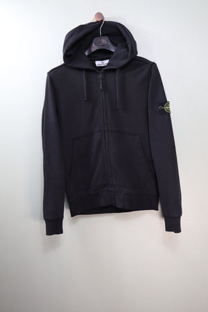 Stone Island Black Zipped Hoodie