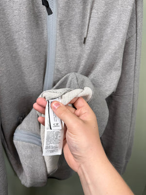 C.P. Company Grey Goggle Hoodie