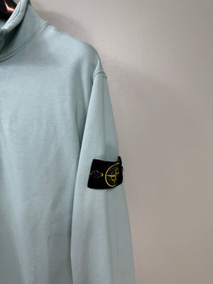 Stone Island Sage Green 1/4 Zip Jumper