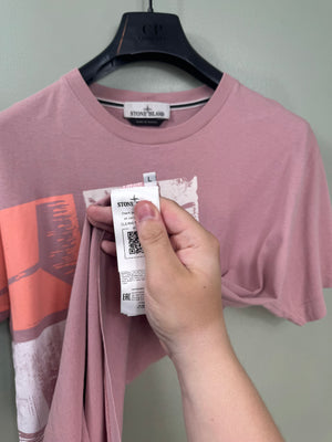 Stone Island Pink T-Shirt