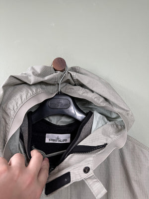 Stone Island Grey Reflective Weave Ripstop Jacket