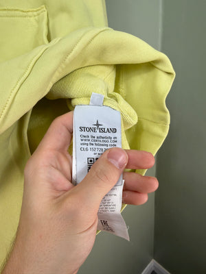Stone Island Yellow Hoodie