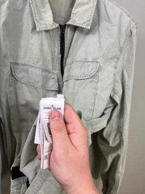 Stone Island Sage Green Overshirt