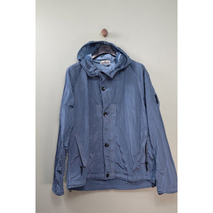 Stone Island Blue Nylon Metal Jacket