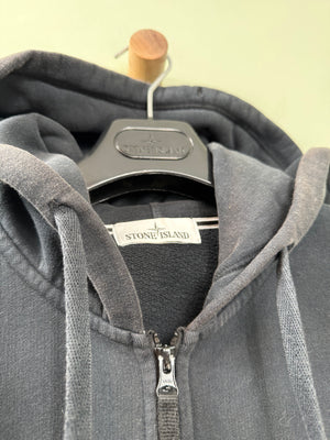 Stone Island Black Zipped Hoodie