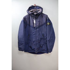 Stone Island x Nike Navy Mussola Gommata Nylon Metal Jacket