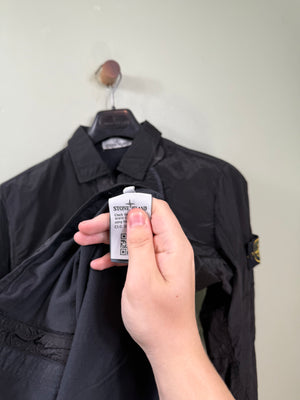 Stone Island Black Nylon Metal Overshirt