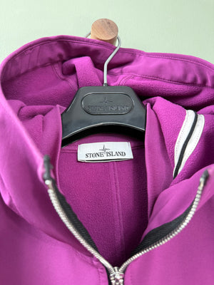 Stone Island Purple Soft Shell Jacket