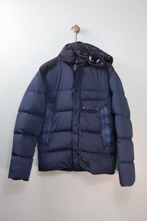 C.P. Company Navy Nycra Down Jacket