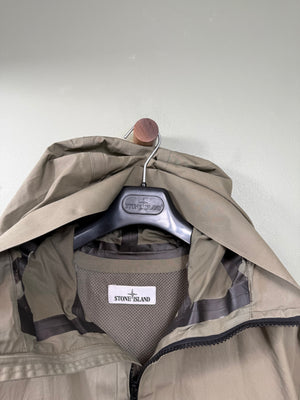Stone Island Khaki Water Repellent Supima Cotton Jacket