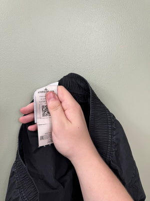 Stone Island Black RE-T Cargo Bottoms