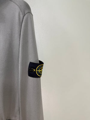 Stone Island Khaki Zipped Hoodie