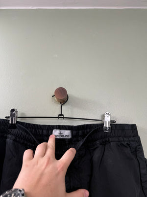 Stone Island Black RE-T Cargo Bottoms