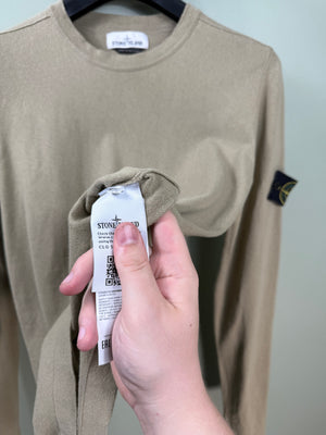 Stone Island Khaki Knit Jumper