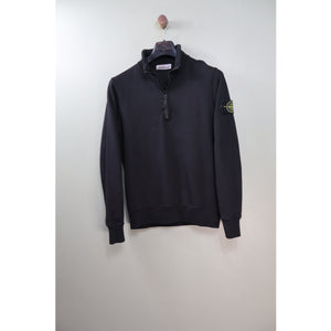 Stone Island Black 1/4 Zip Jumper
