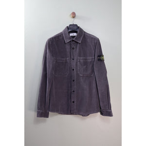 Stone Island Grey Needle Corduroy Overshirt
