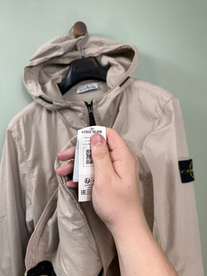 Stone Island Beige Supima Cotton Twill Jacket