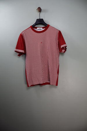 Stone Island Red Striped Marina T-Shirt