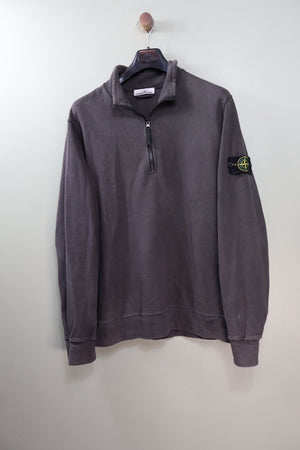Stone Island Charcoal Grey 1/4 Zip Jumper